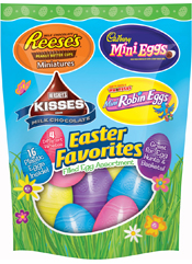 Easter Favorites Chocolate Filled Egg Assortment with Reese's® Miniatures, Hershey®'s Kisses® Brand Milk Chocolates, Cadbury® Mini Eggs® Candy and Whoppers® Mini Robin Eggs® Malted Milk Eggs